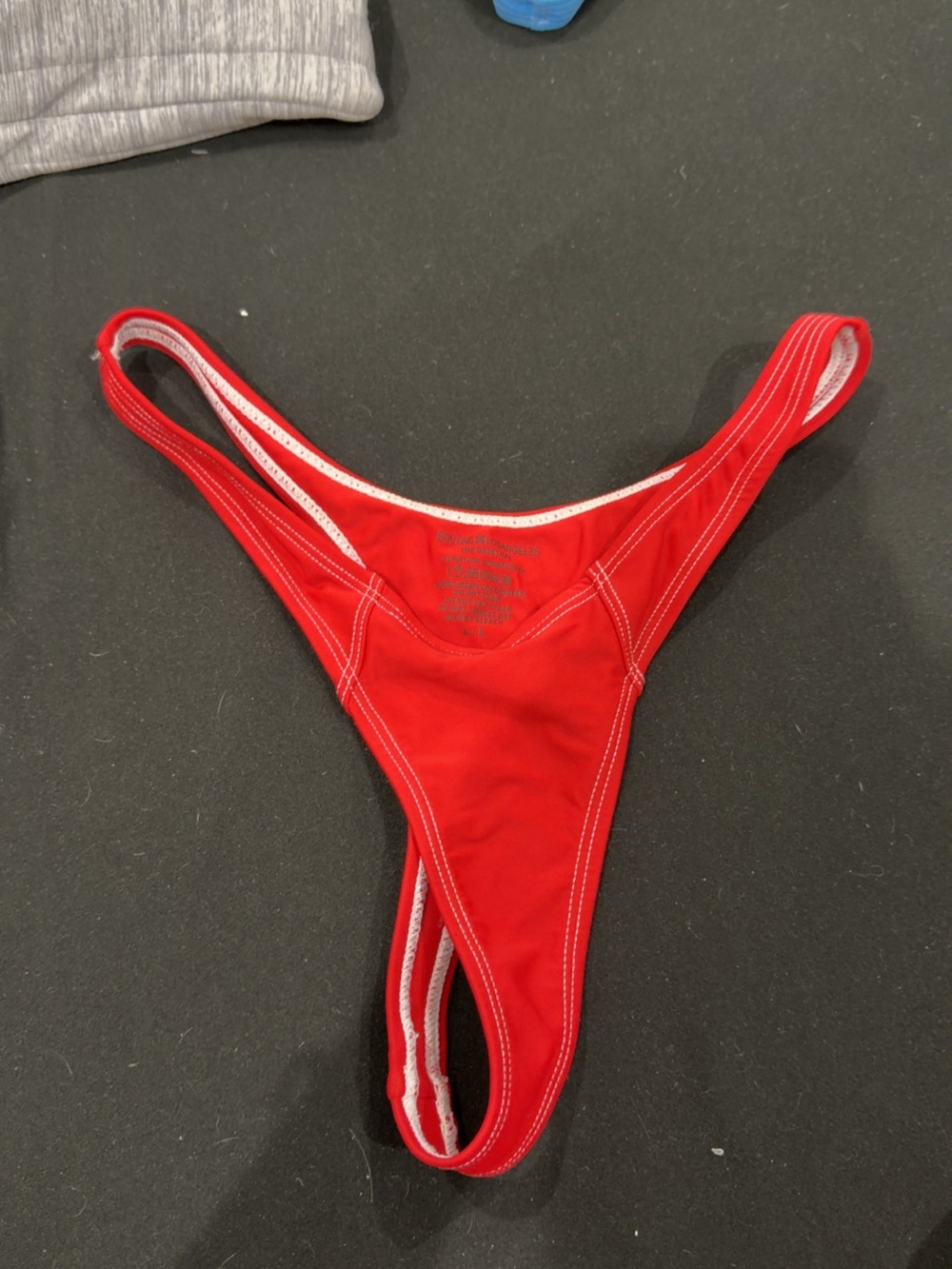 Boutine LA Red High-Cut Bikini Bottom